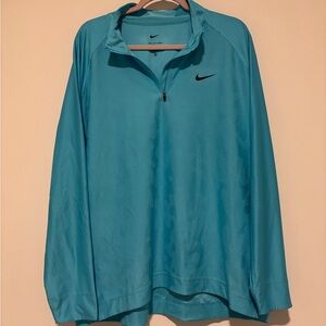 Nike Teal Quarter-Zip Jacket